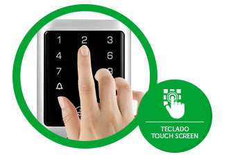 SA 211 MF - Teclado touch screen