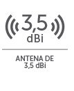 IWA 3001 - Antena de 3,5 dBi