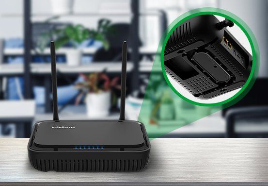 ONT WiFiber 1200R - Organização e proteção da fibra óptica