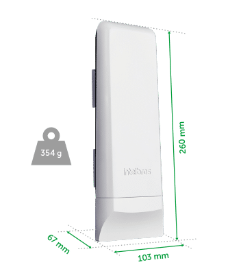 WOM 5A - Dimensões e peso