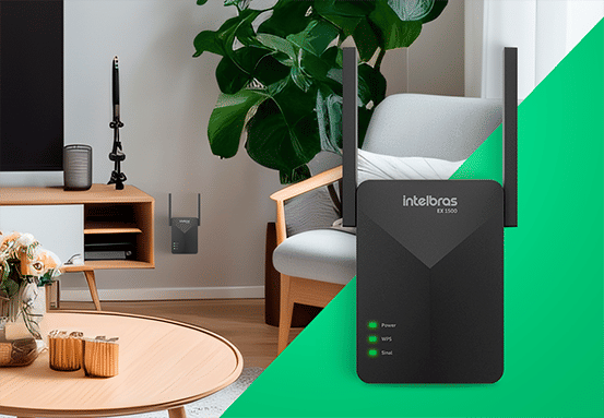 EX 1500 - Área de cobertura e conexões 