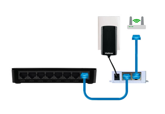 S1108F - PoE passivo