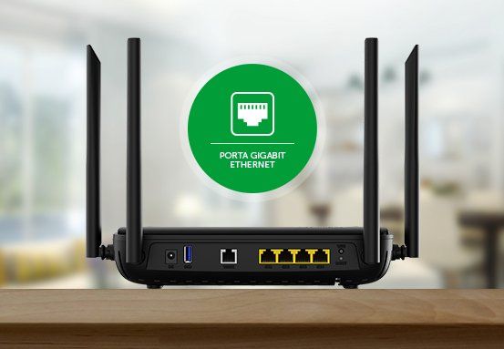 WiFiber AX 1800 - 4 Portas