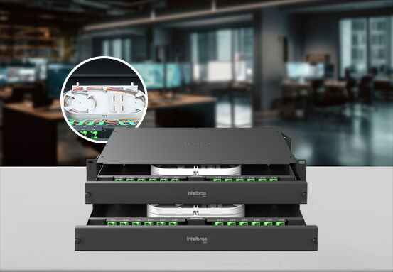 DIO 48FO D - Bandejas de fusão para 24 fibras