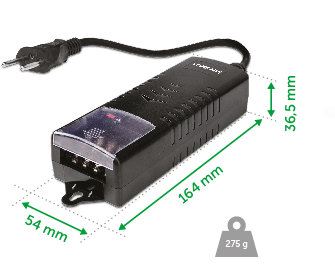 EF 1205+ - Dimensões e peso