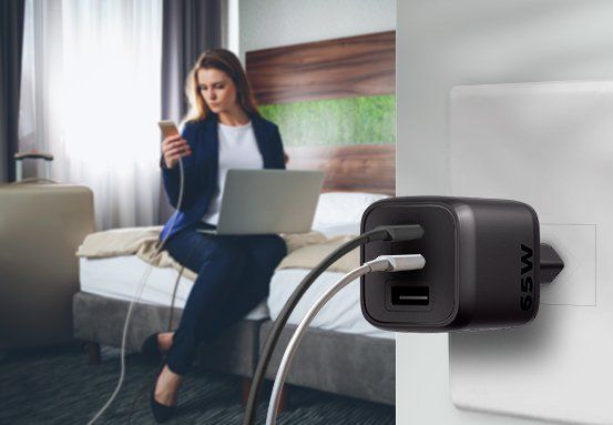 EC 21 POWER 65W GaN - Carregamento versátil 