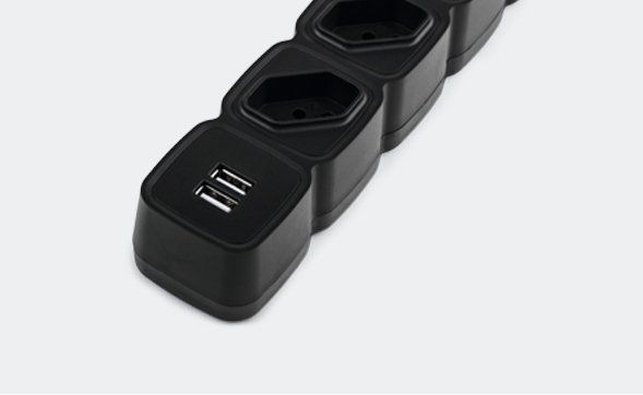EPE 204 USB + Branco - Carregue seus dispositivos USB