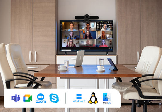 EVC 200 USB - Compatível com softwares de comunicação unificada