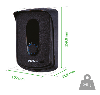 IPR 8010 - Dimensões e peso externo