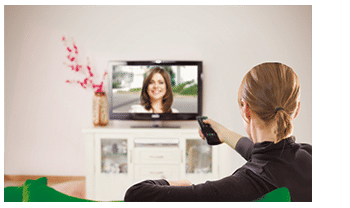 IV 7010 HF - Branco - Visualização pela TV