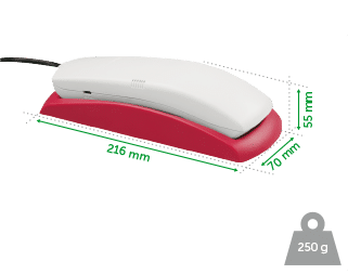 TC 20 - Azul - Dimensões e peso