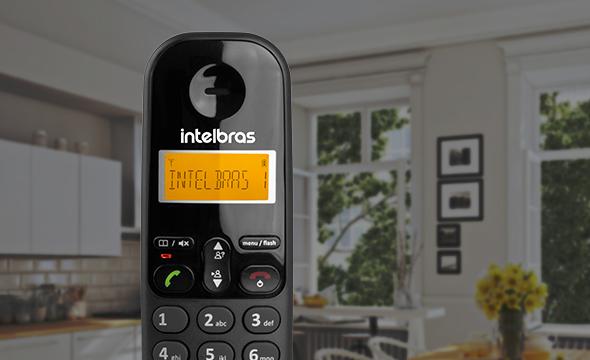 TS 3110 - Branco e Vermelho - Display luminoso