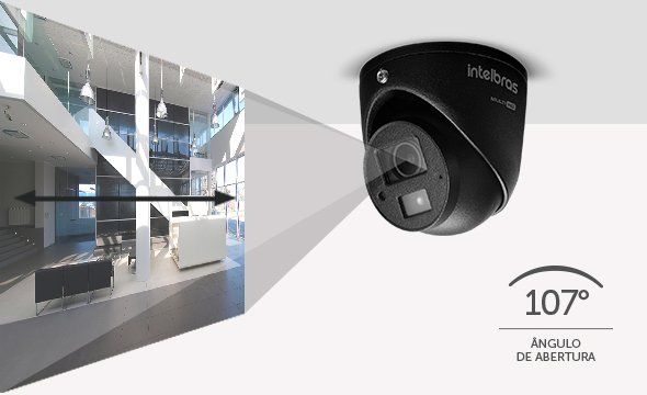 VHD 3220 MINI D - Amplo ângulo de visão