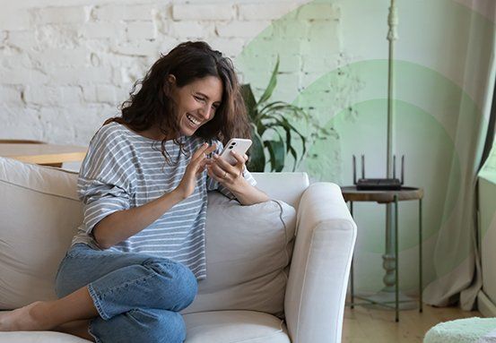 WiFiber AX 1800V - Compatível com a Rede WI-FI inMesh