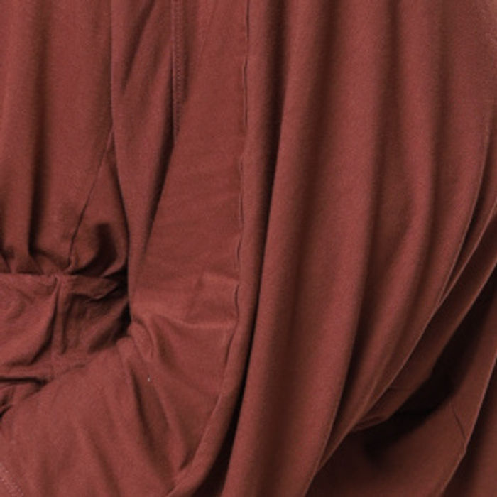 Tecido de viscose com elastano do Trio Comodità marrom