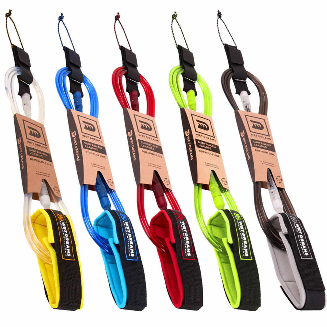 Leash Wet Dreams 9' x 6 mm - Premium Longboard Joelho - OnlySurf