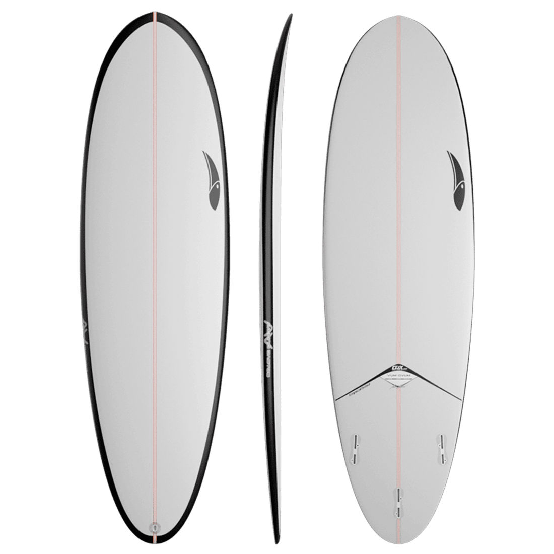 Prancha Tropical Brasil Vum Ovum CWXes 6'3 EPS/Epoxi - 44,5L