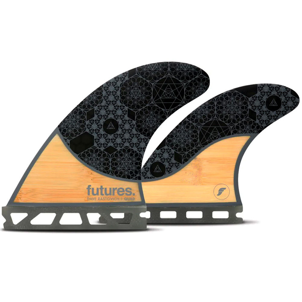 Quilhas Futures Rasta Quad Honeycomb - Medium Quadriquilha - OnlySurf