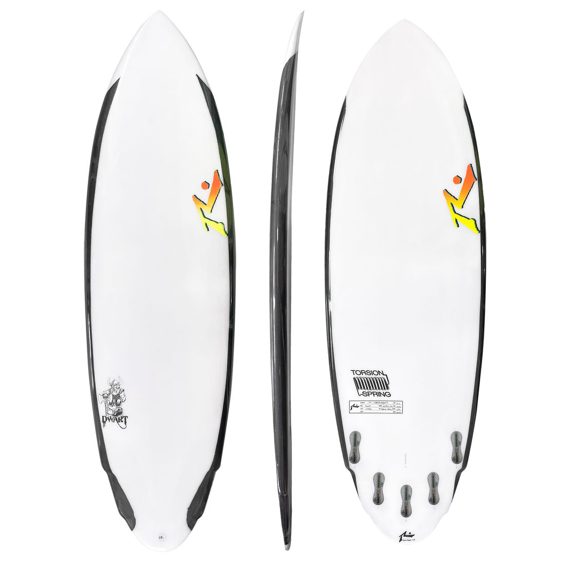 Prancha Rusty Torsion Spring Dwart 6'2 - 43 L - OnlySurf
