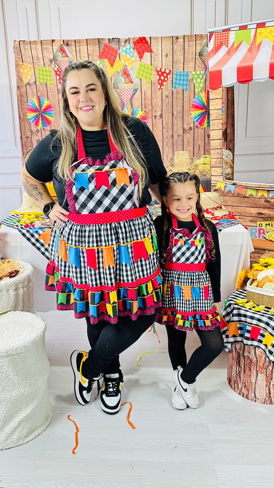 Camisa Xadrez Feminina Caipira Feminina Improvisada Roupas Juninas