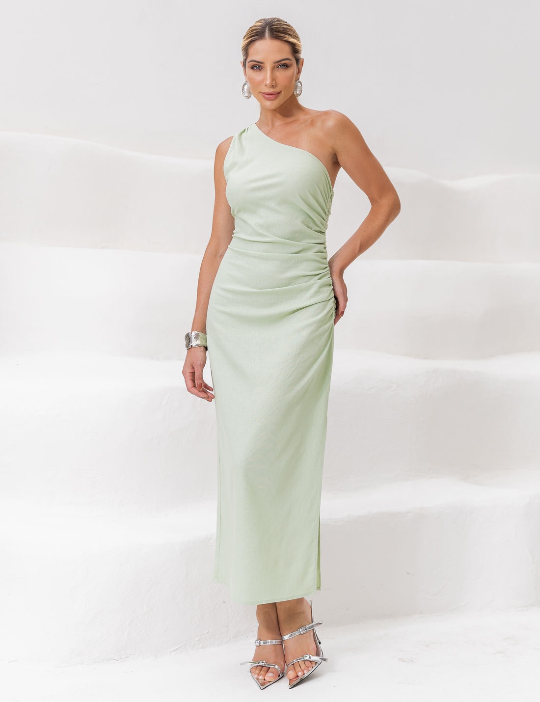 Vestido Rebeca Viscolinho Unique Chic Mells Moda Loja Virtual