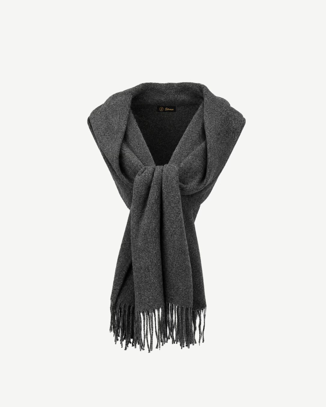 XALE CASHMERE CAROLINE - CINZA ESCURO Loja Strass - Loja Virtual