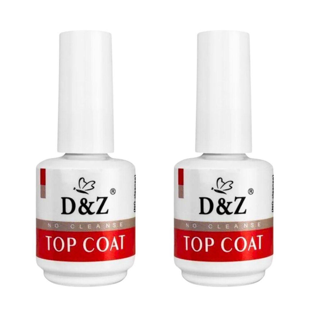 Kit 2 Top Coat D&Z 15ml Loja da Vivi Unhas - Loja Virtual