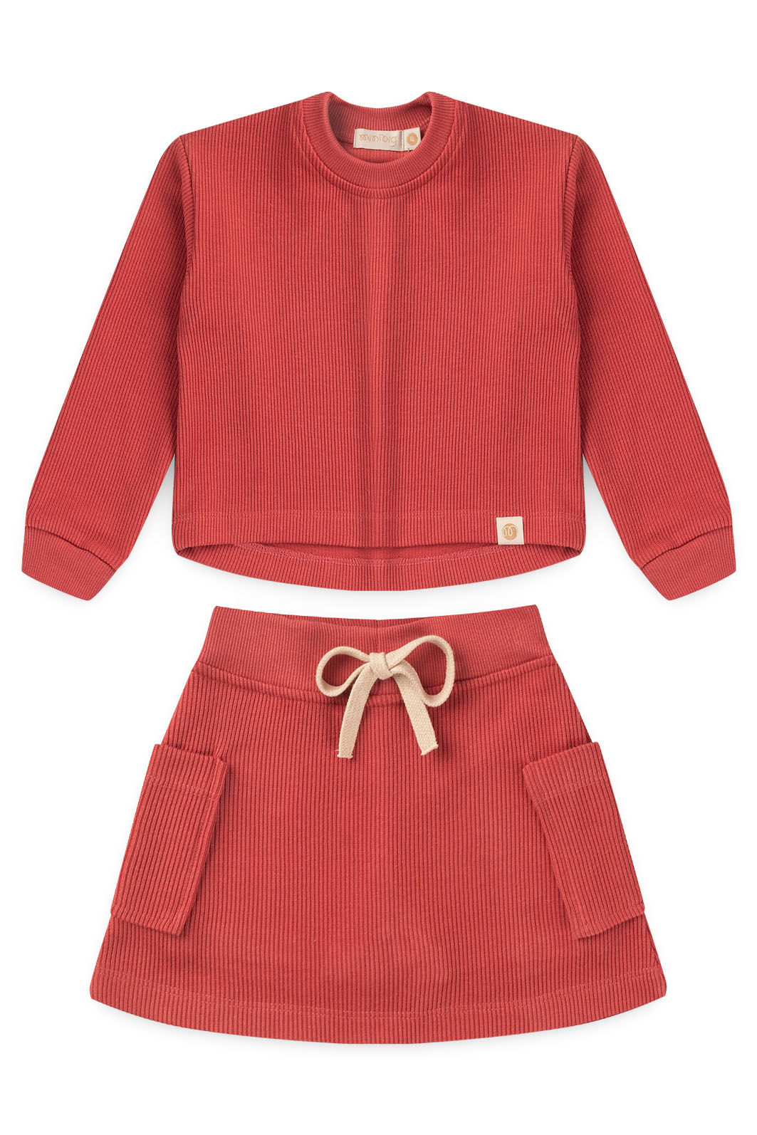 Conjunto Moletom Short Moletom Vermelho Feminino Conjunto Infantil