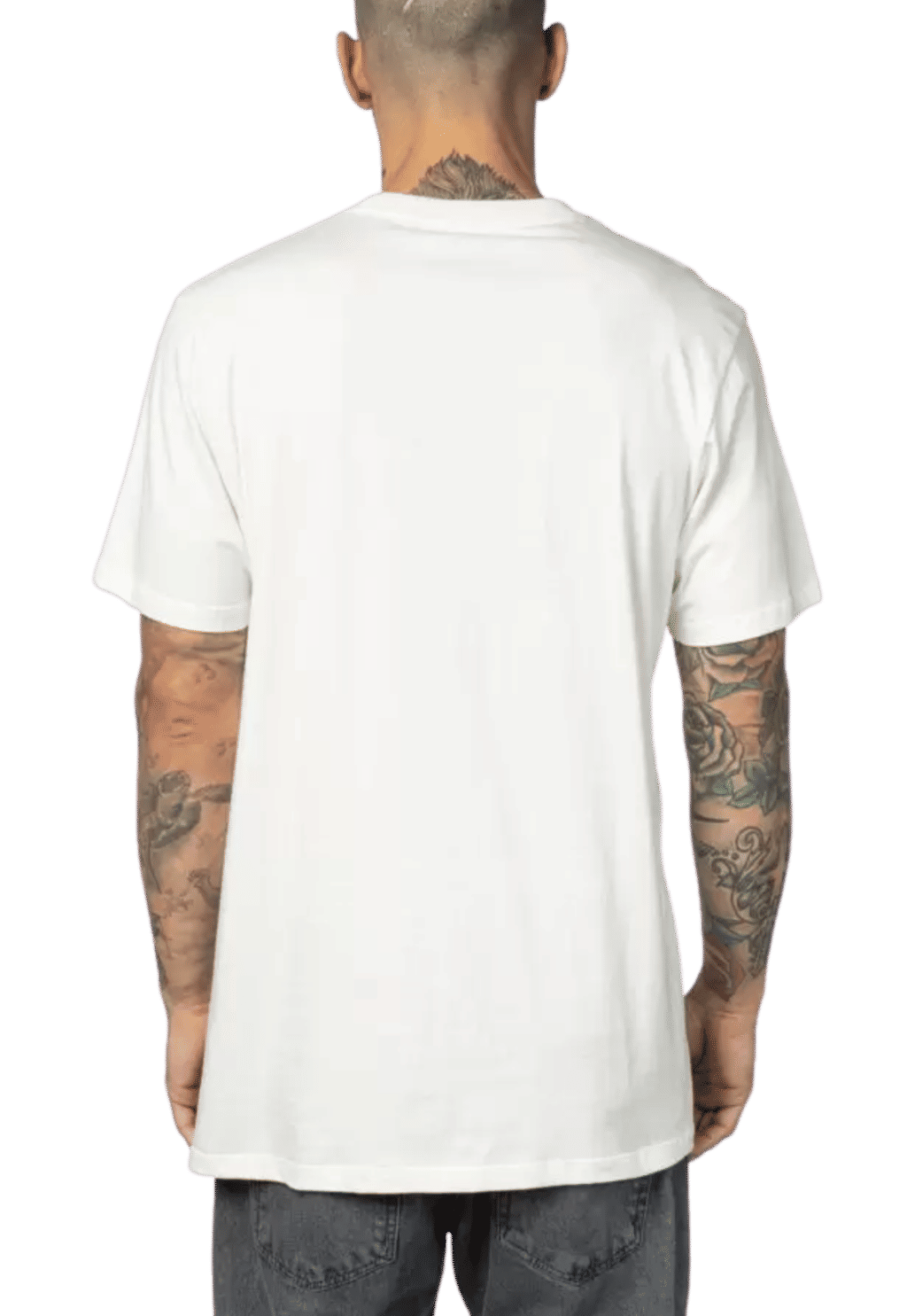 Camiseta RVCA Flower Friend Off White Ollie`s Point Skate Shop Loja