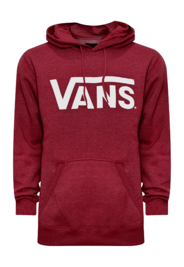 Moletom vans hot sale vermelho