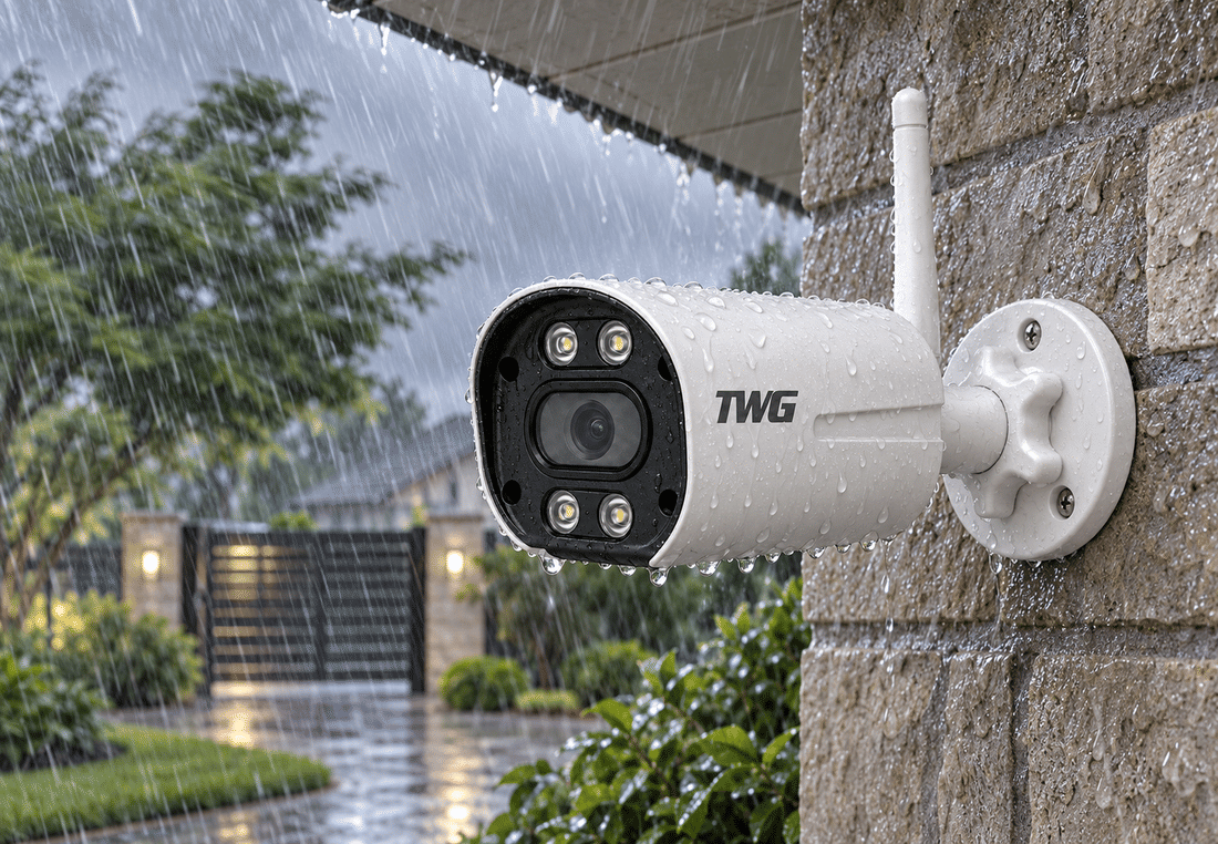 Protecao IP66 da camera TWG TW-9520 resistente a agua e chuva