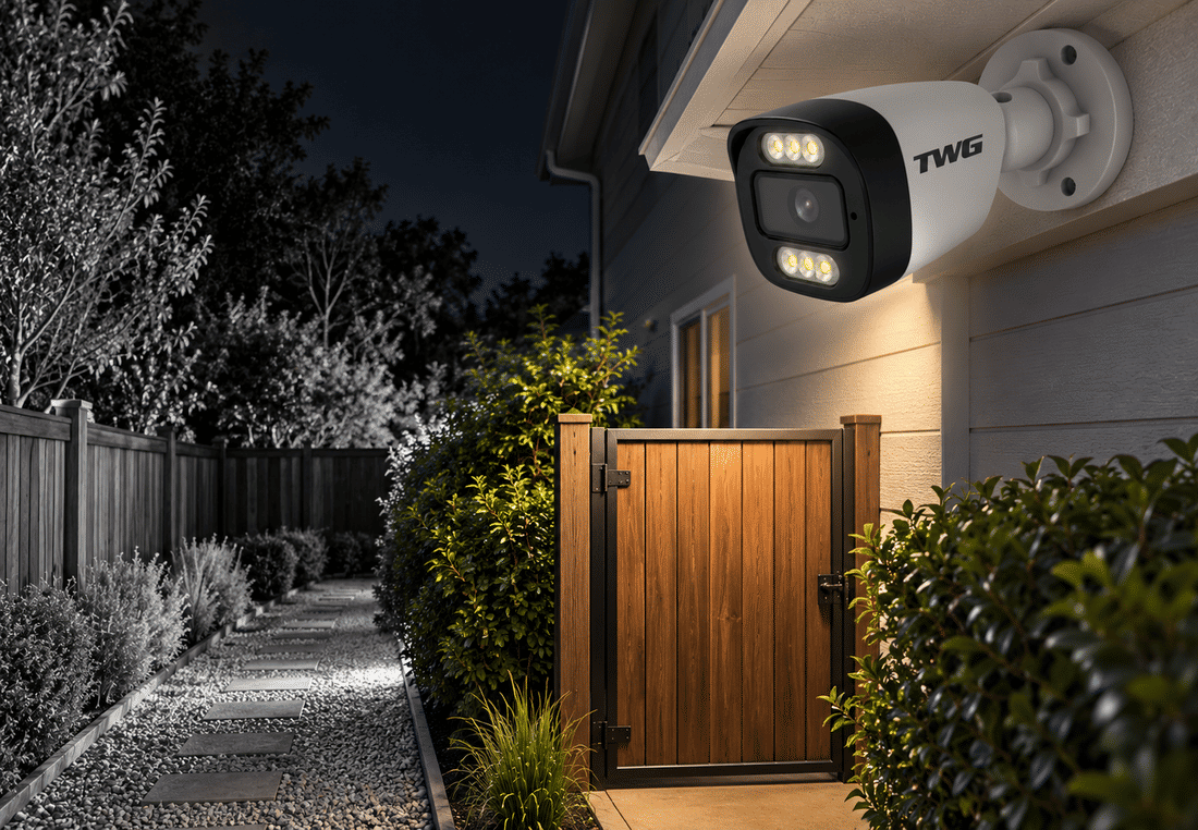 Iluminação Dual Light da câmera TWG TW-6611 AR à noite