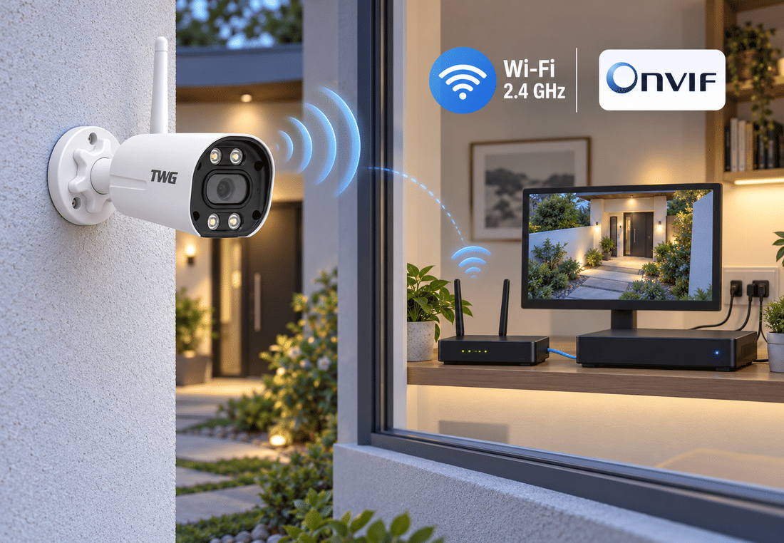 Conectividade ONVIF e integracao com NVR da camera TWG TW-9520