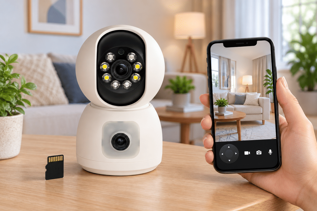 Armazenamento local em cartao MicroSD da camera TWG TW-9510 RB