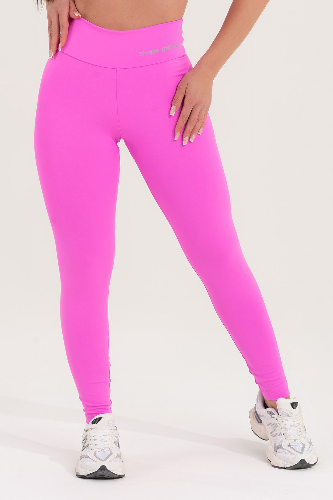 Legging Feminina Fitness Basico Poliamida Babalu Lilac Shape Move Loja Virtual