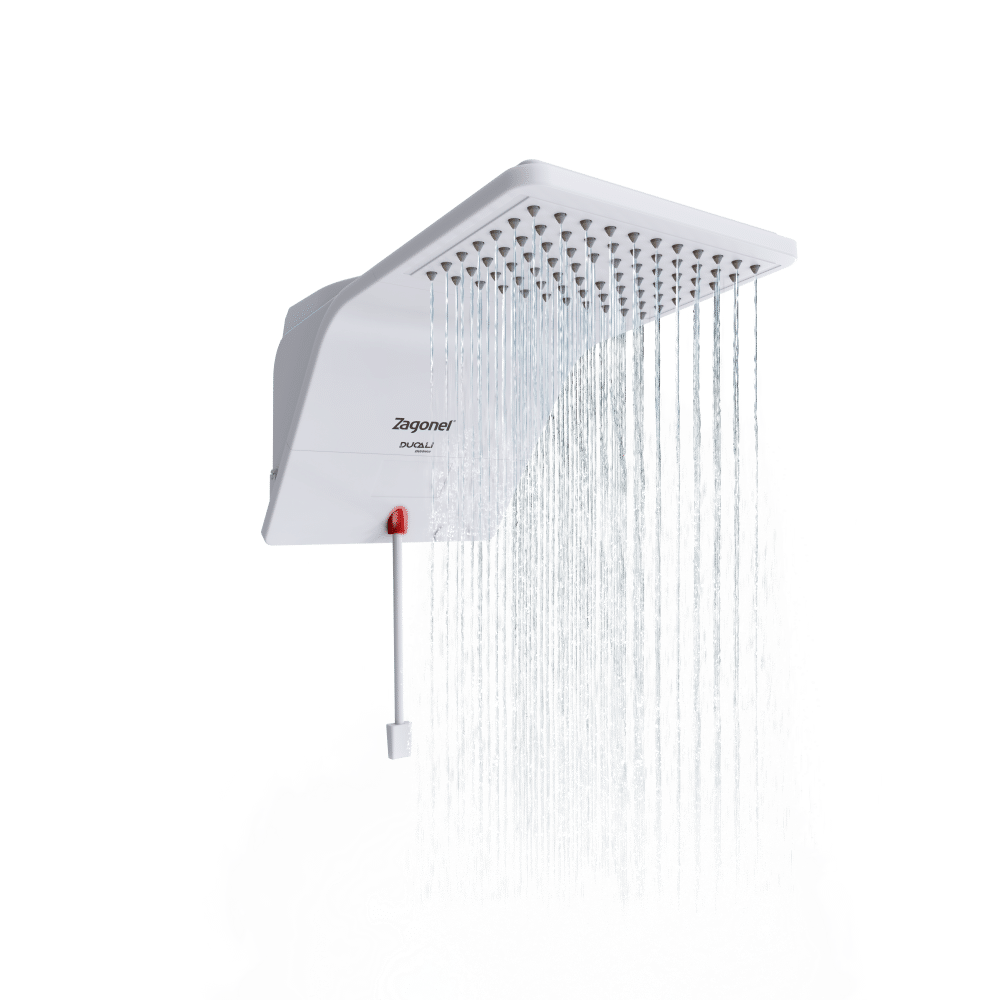 Chuveiro Elétrico Zagonel Ducali 7500W Branco Sandrilux - Loja Virtual