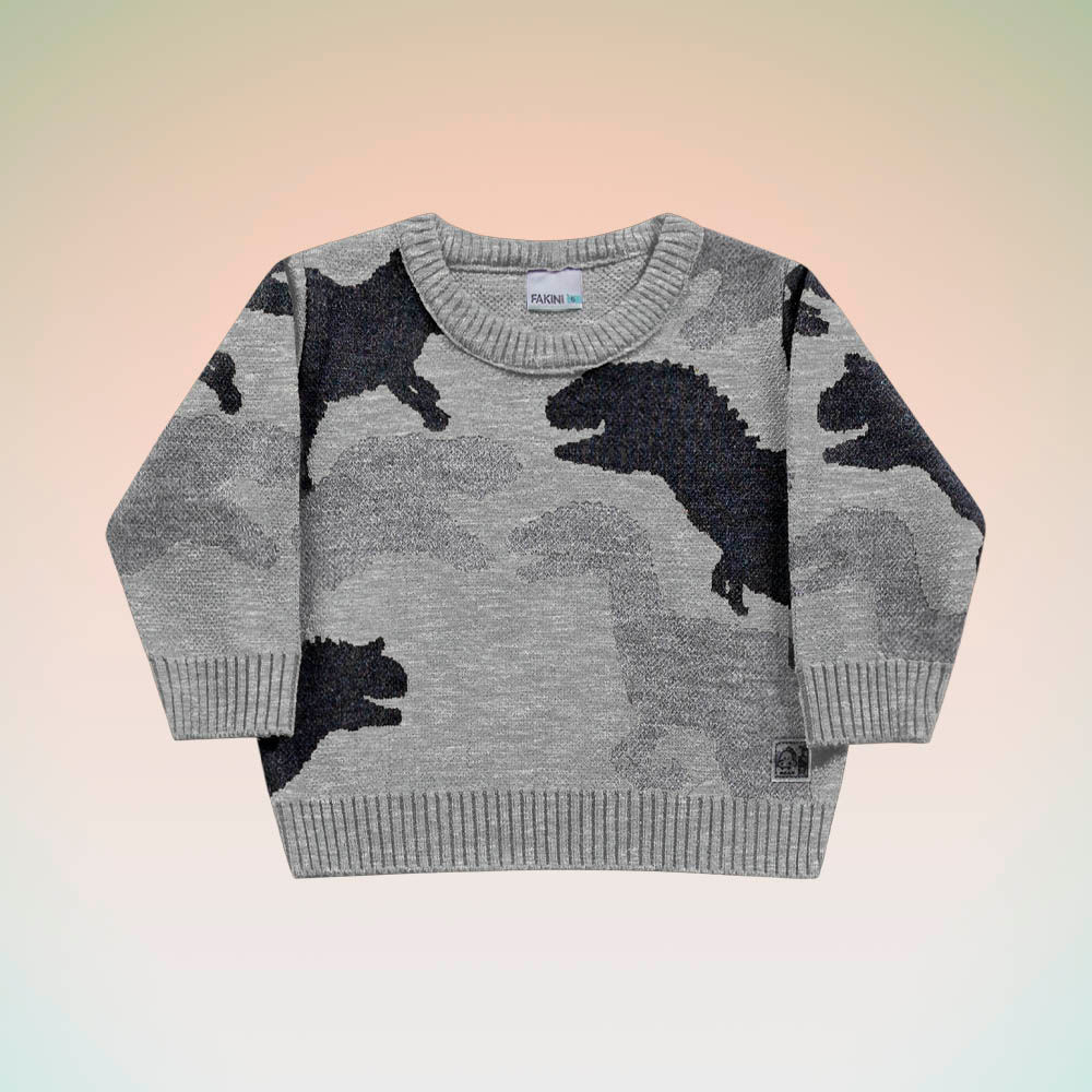 Casaco fechado em tricot FAKINI Loja Virtual