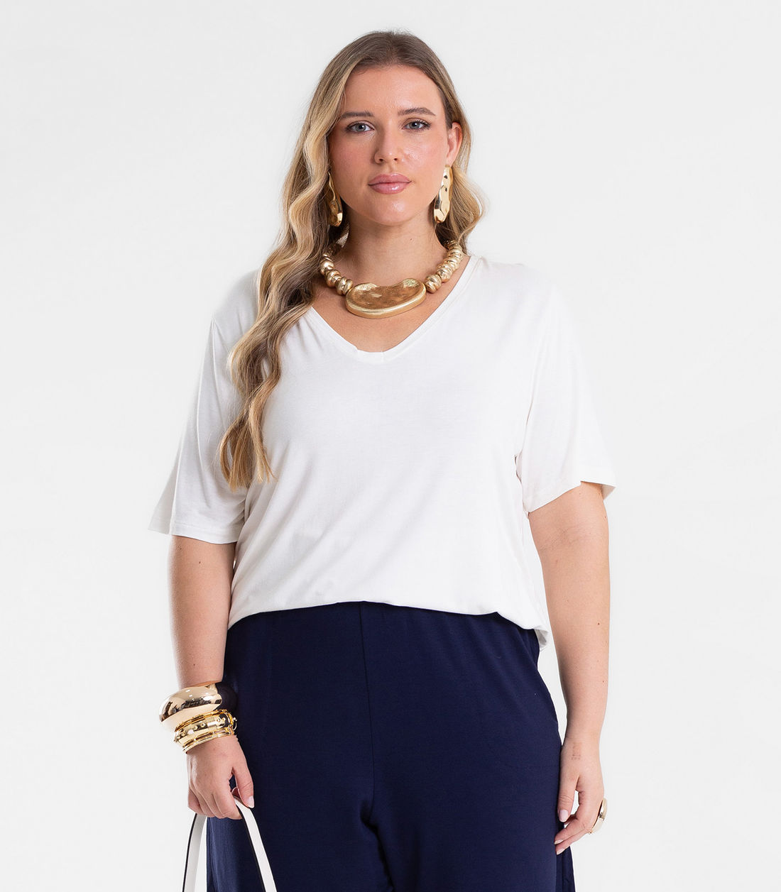 Blusa Feminina Manga Curta Plus Size Secret Glam - Moda Feminina e Masculina, Itens para Casa e Mais l Rovitex