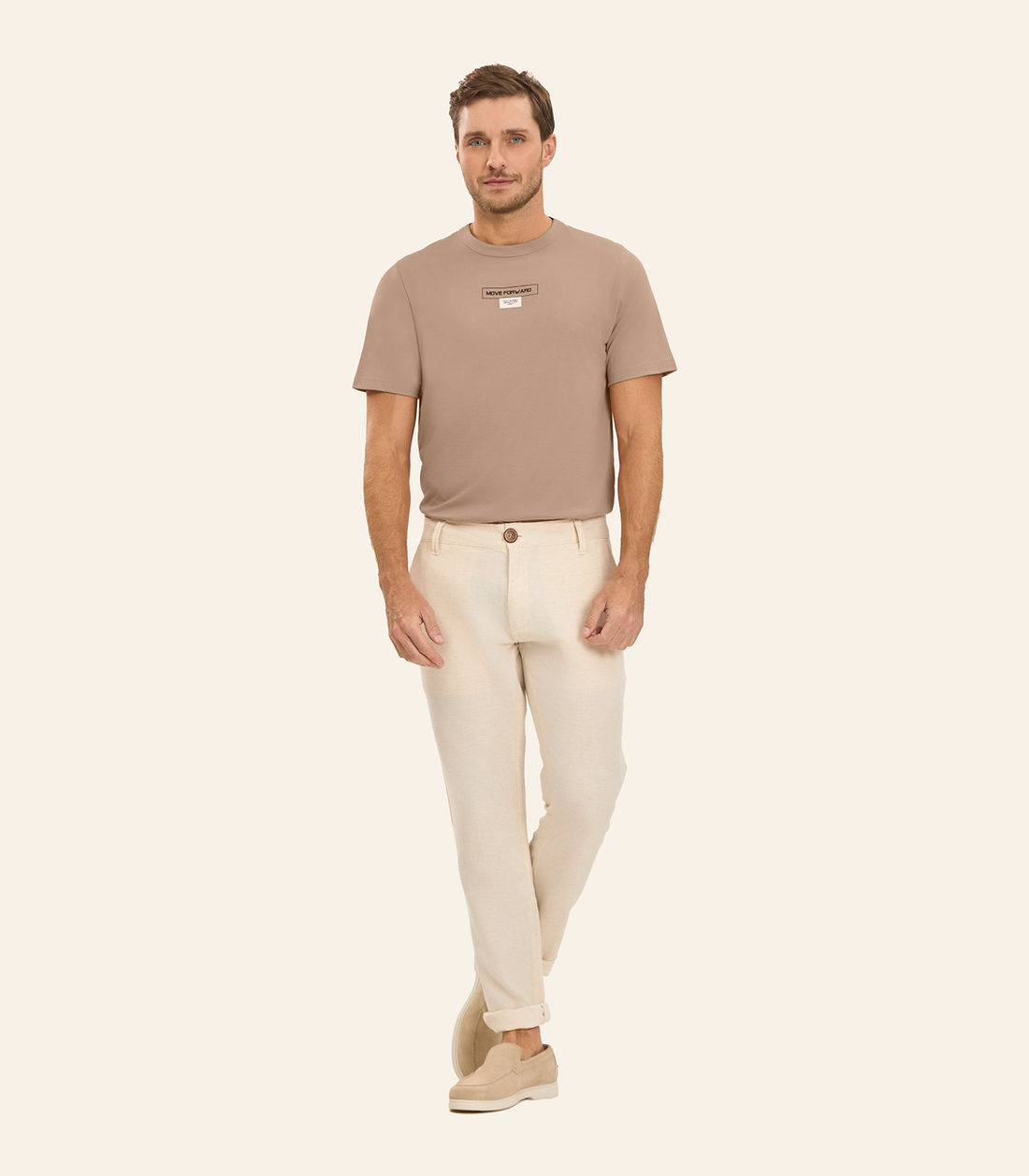 Camiseta Masculina em Meia Malha Diametro - Moda Feminina e Masculina, Itens para Casa e Mais l Rovitex