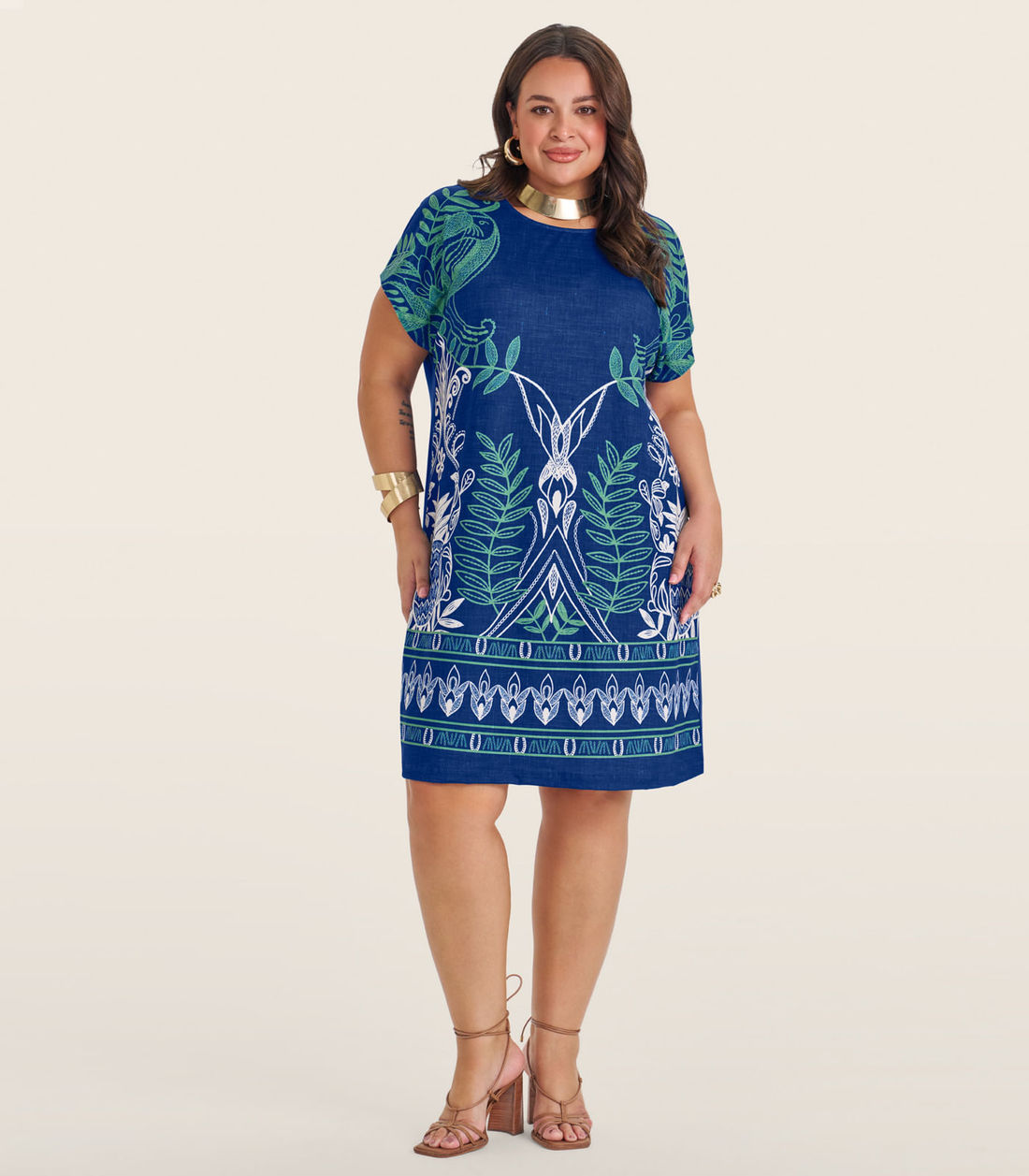 Vestido Curto Plus Size Secret Glam - Moda Feminina e Masculina, Itens para Casa e Mais l Rovitex