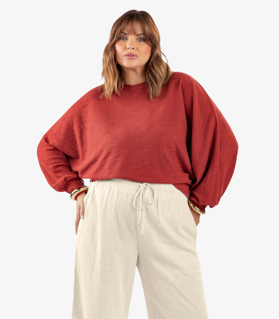 Blusão Feminino Malhão Plus Size Secret Glam - Moda Feminina e Masculina, Itens para Casa e Mais l Rovitex