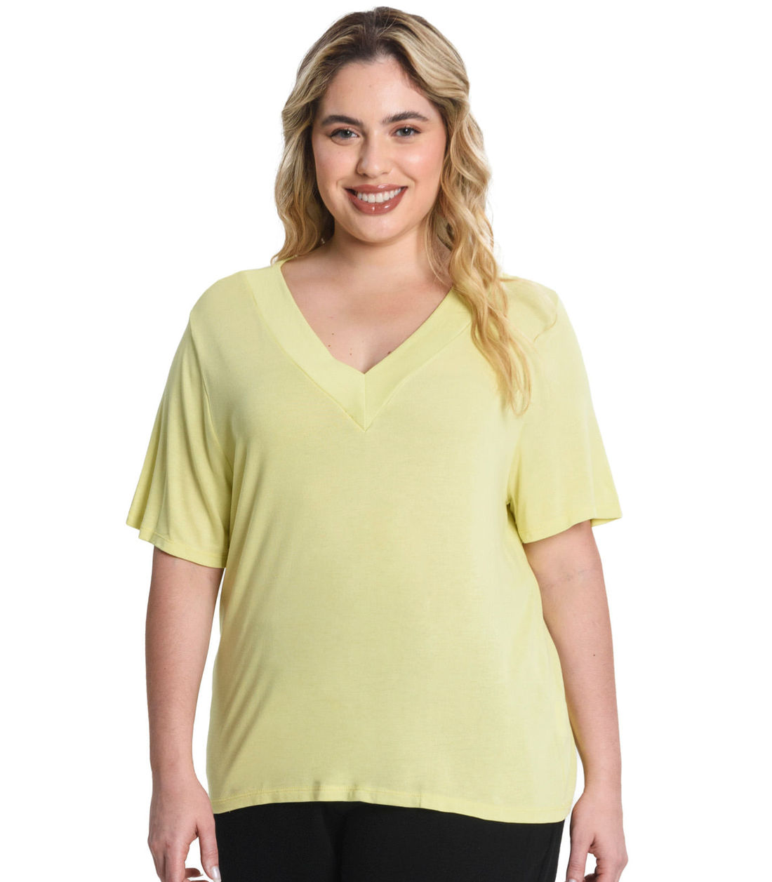 Blusa Feminina Plus Size Básica Secret Glam - Moda Feminina e Masculina, Itens para Casa e Mais l Rovitex