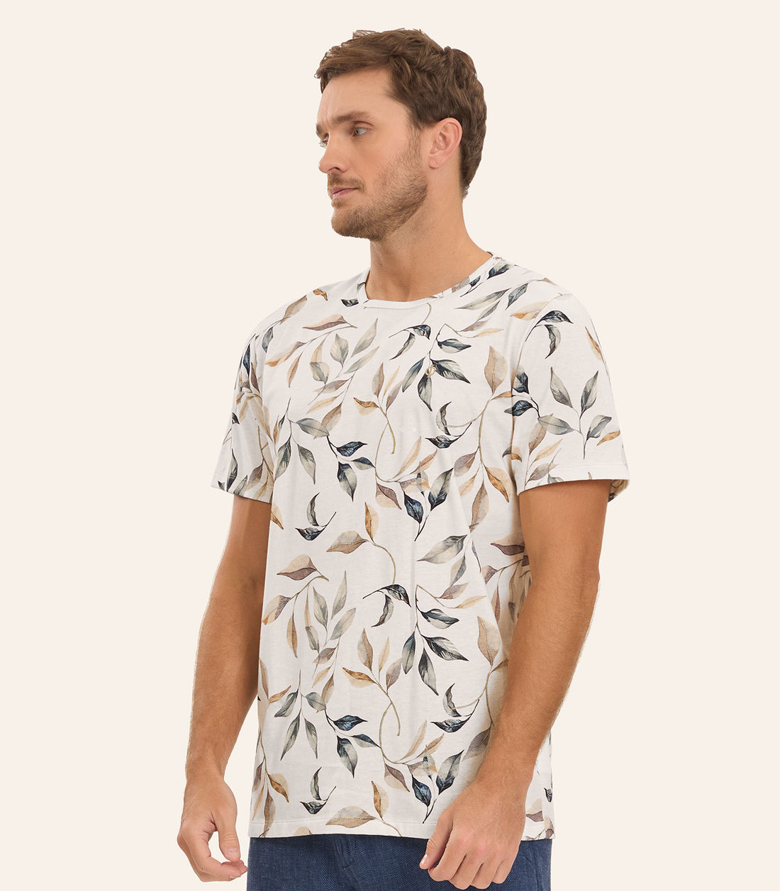 Camiseta em Meia Malha Masculina Diametro - Moda Feminina e Masculina, Itens para Casa e Mais l Rovitex