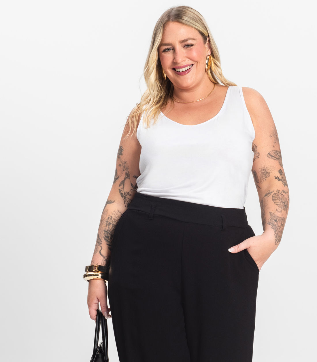 Regata Feminina Plus Size Secret Glam - Moda Feminina e Masculina, Itens para Casa e Mais l Rovitex