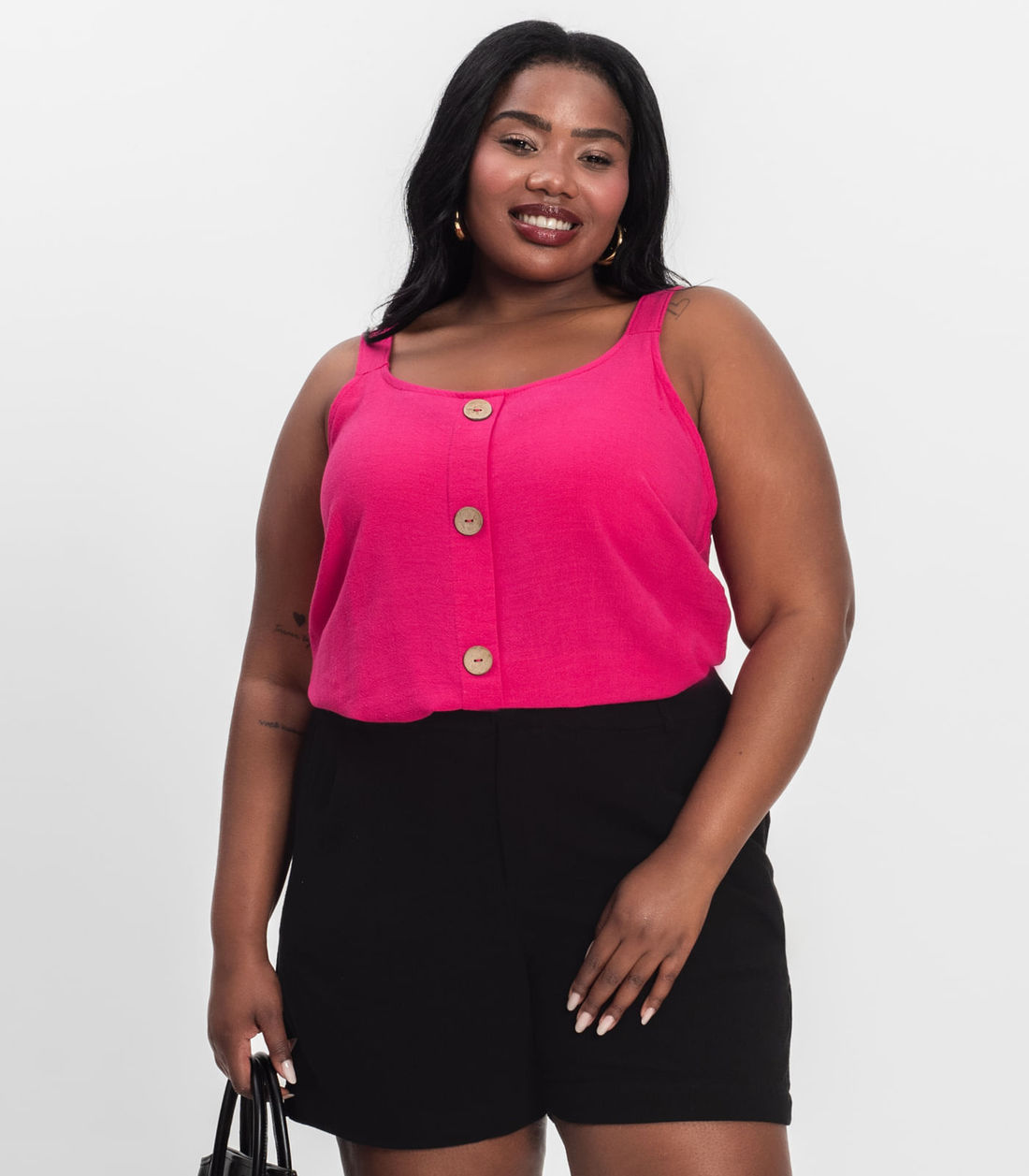 Regata Feminina Plus Size Secret Glam - Moda Feminina e Masculina, Itens para Casa e Mais l Rovitex