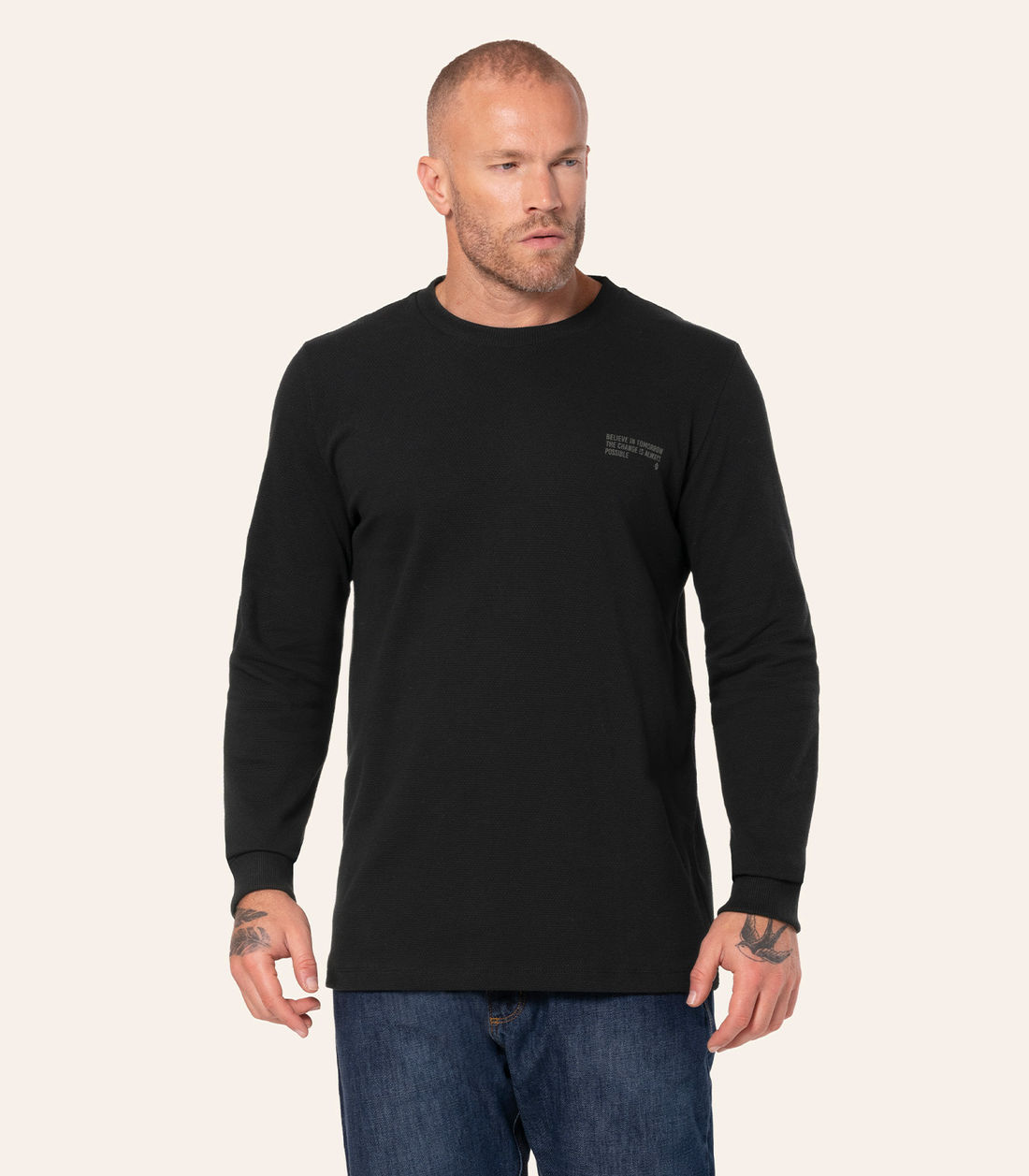 Camiseta Masculina Manga Longa Meia Malha Diametro - Moda Feminina e Masculina, Itens para Casa e Mais l Rovitex
