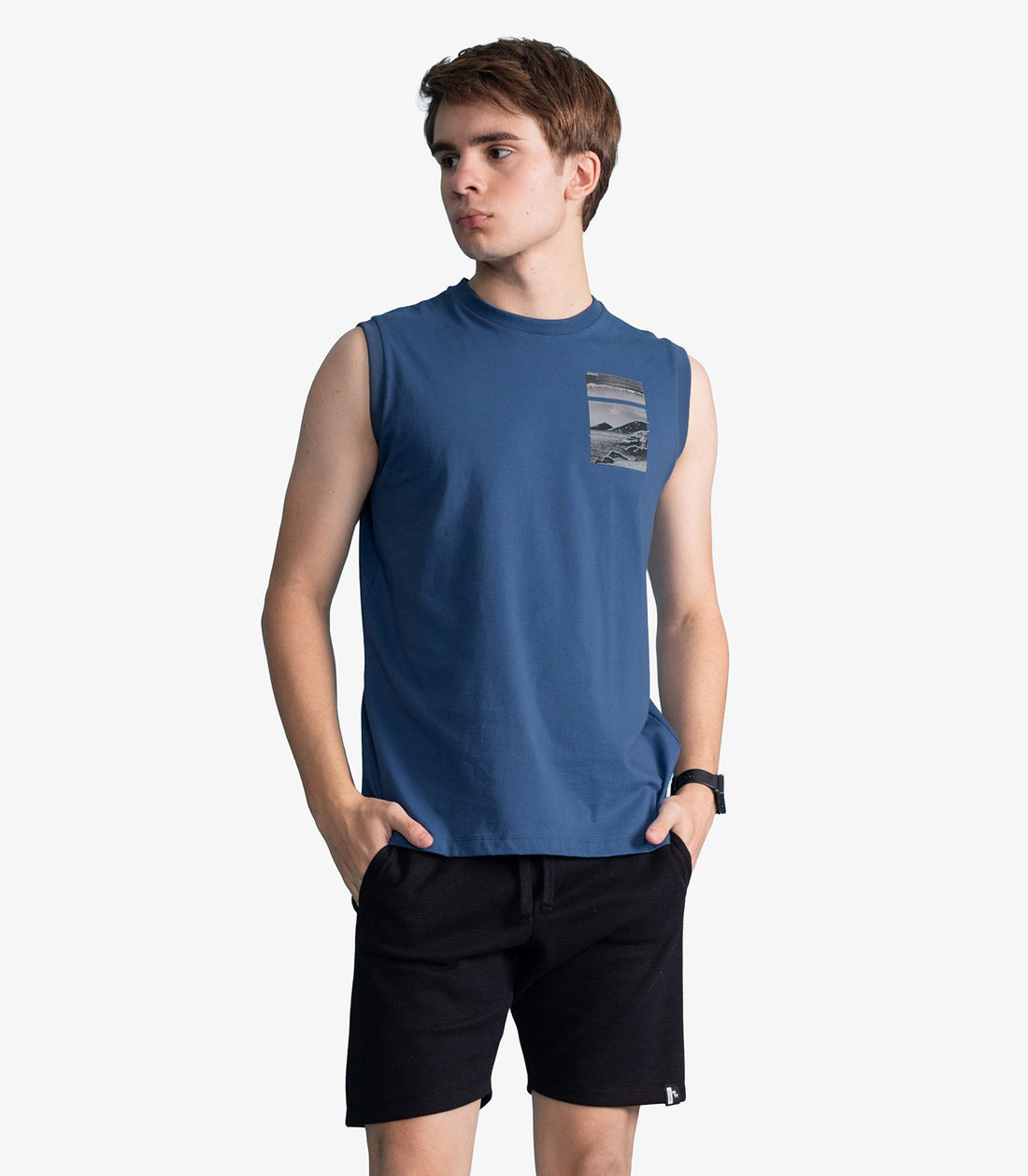 Regata Masculina Meia Malha com Estampa Minty - Moda Feminina e Masculina, Itens para Casa e Mais l Rovitex