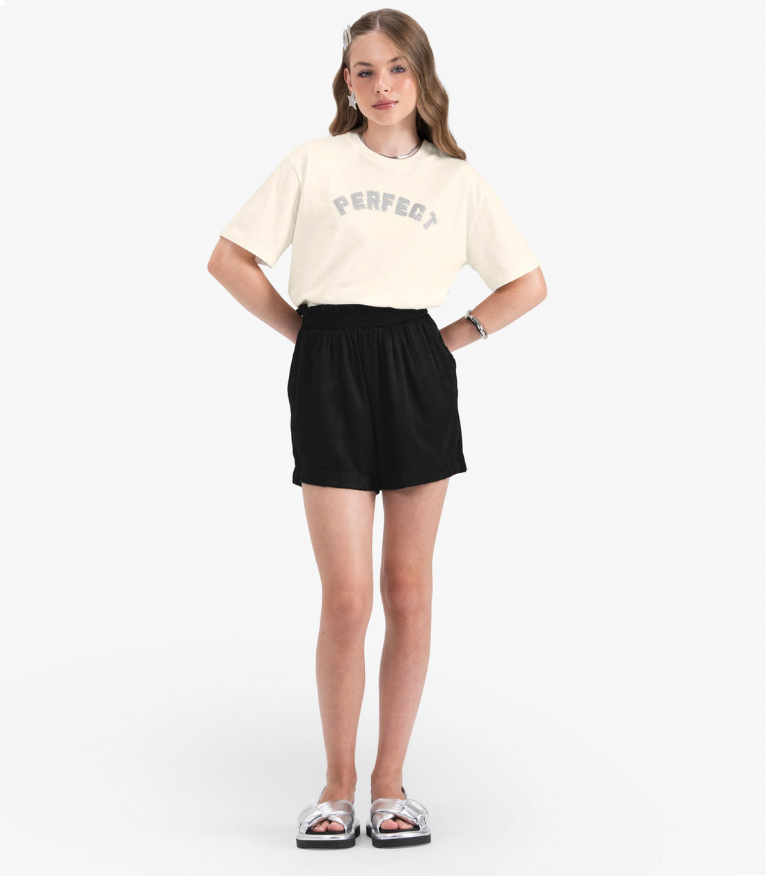 T- Shirt Juvenil em Meia Malha Minty - Moda Feminina e Masculina, Itens para Casa e Mais l Rovitex