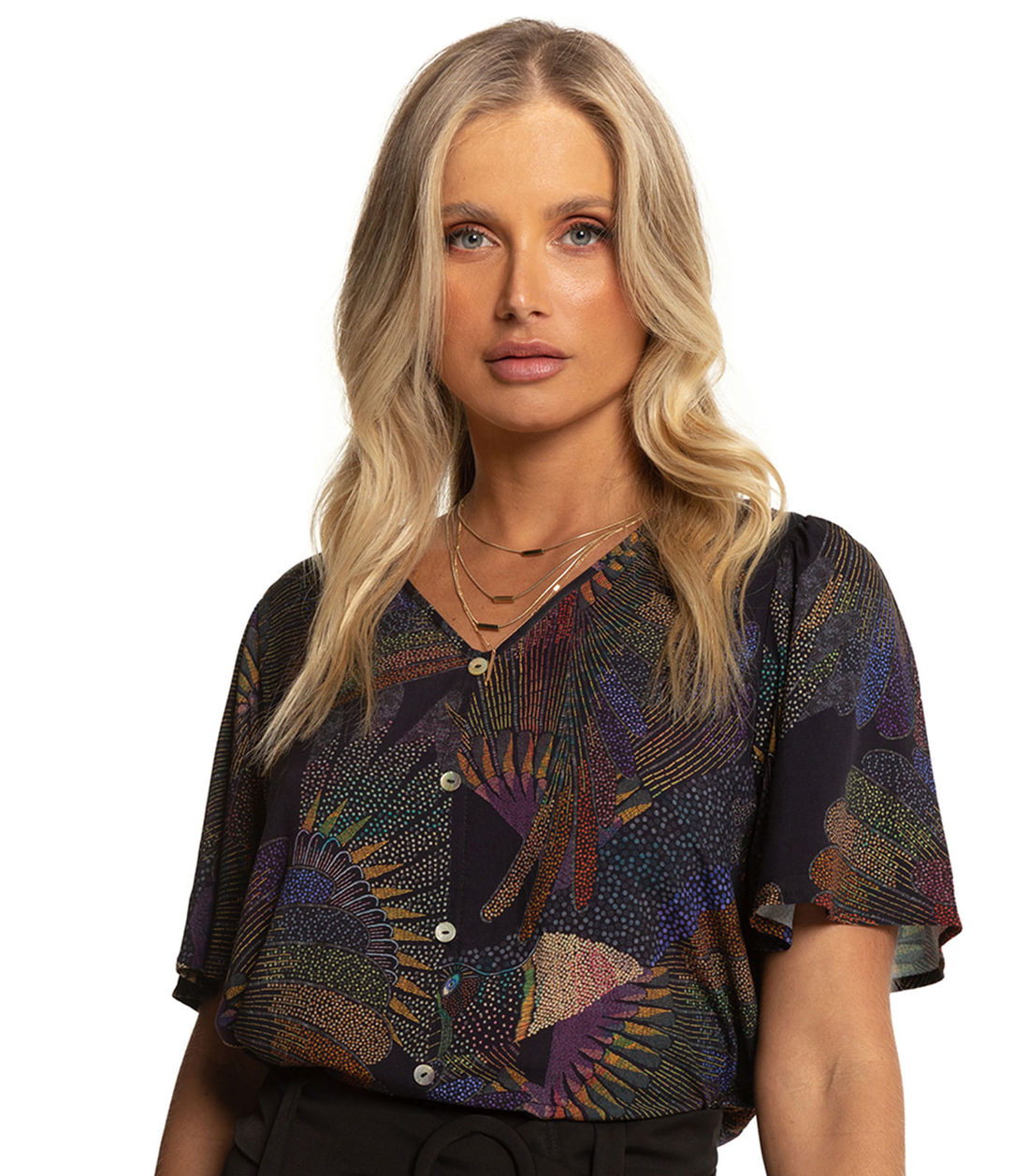 Blusa Feminina Estampada Endless - Moda Feminina e Masculina, Itens para Casa e Mais l Rovitex
