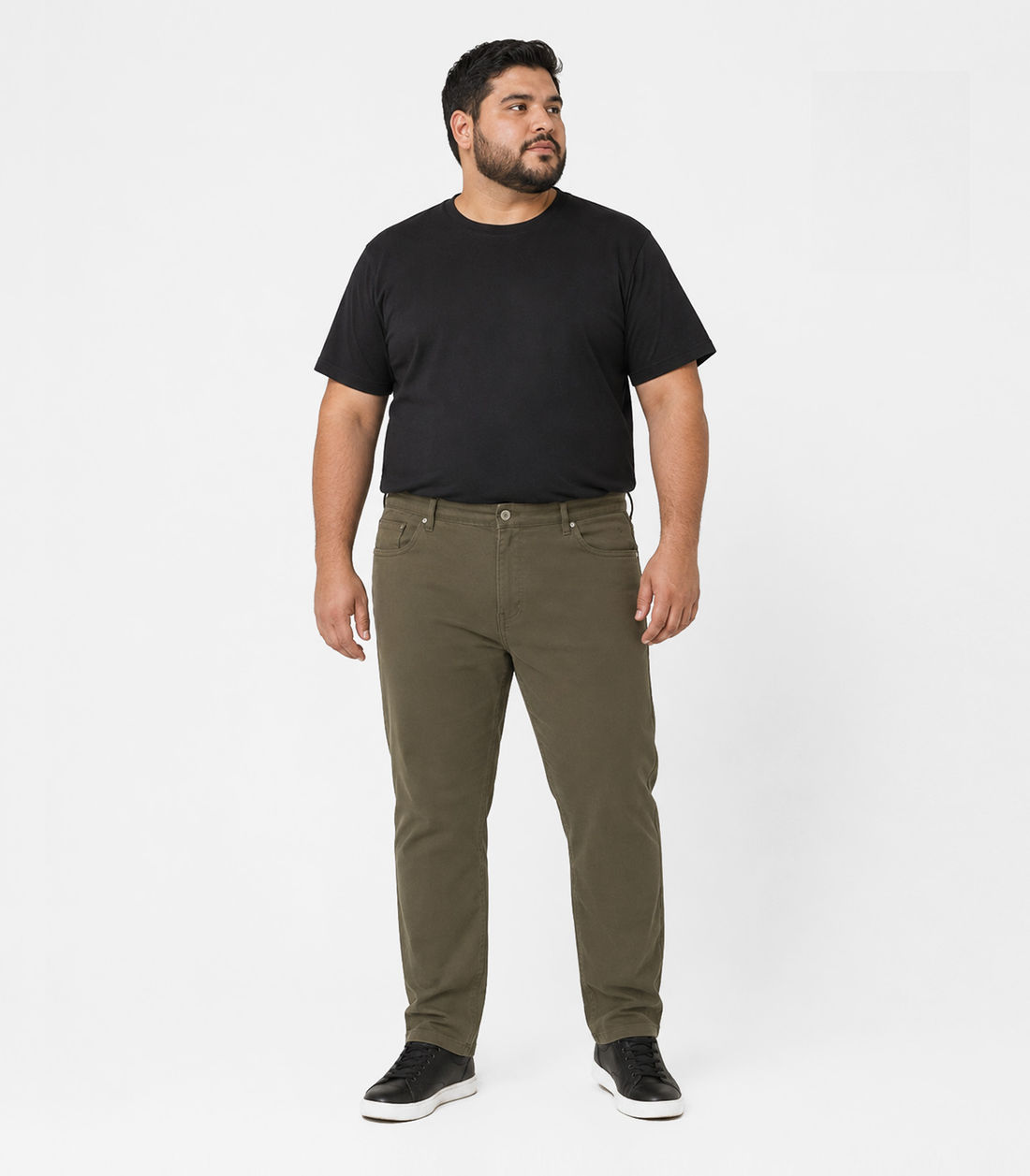 Calça Masculina em Sarja Diametro Plus Size - Moda Feminina e Masculina, Itens para Casa e Mais l Rovitex